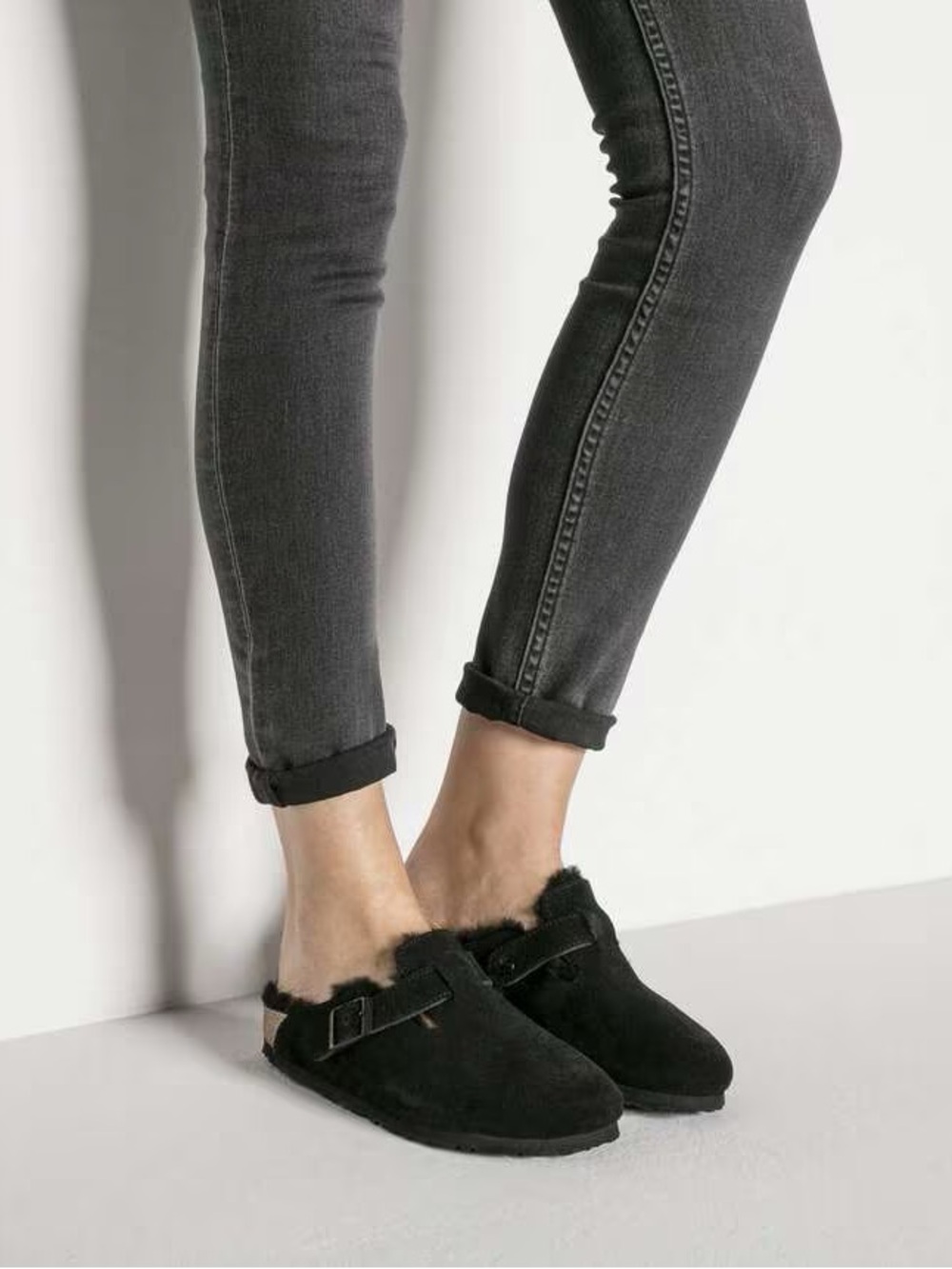 Birkenstock Boston Shearling
Suede Black 38 7-7.5